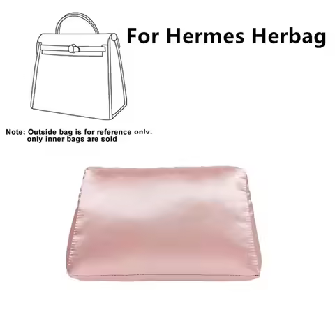 Pure Handmade Silks Fabric Bag Support Lining For Herbag 31 39 Handbag Anti Deformation Collapse Bag