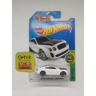 HOT WHEELS HOTWHEEL BENTLEY CONTINENTAL SUPERSPORT WHITE