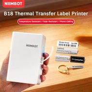 NIIMBOT B18/N1 Wireless Thermal transfer label Printer | 10-Year Fade Proof Support Color Printing