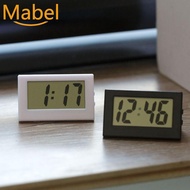 SDFBN เอบีเอสเอบีเอส นาฬิกาสามเหลี่ยมขนาดเล็ก ปิดเสียง เล็กๆน้อยๆ นาฬิกาตั้งโต๊ะดิจิตอล ใช้งานง่ายๆ ง่ายๆ แสดงเวลา