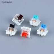 flashquick 10pcs Dustproof Outemu Switch for Mechanical Gamer Keyboard Axis Black CyanTea Green Red Linear Clicky Tactile MX Switches Game Axis Nice