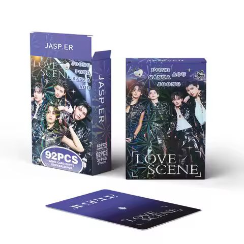 JASP.ER Love Scene Lomo Card Set 92Pcs/Set 60 Photocards + 32 Stickers Joong Pond Santa Aou Thai Ido