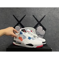 Nike/Nike First Layer Special Offer Air 4 Retro "Infrared" AJ4 Joe 4 Blue Red Mandarin Duck Men's Cu