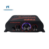 AK170 Compact Size Audio Power Amplifier Portable Sound Amplifier for Car and Home Speaker Amp