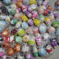 GANTUNGAN WHOLESALE SQUISHY MIX KEYCHAINS CONTENTS 100 PCS
