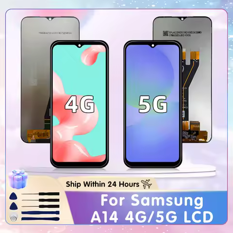 6.6" OEM For Samsung Galaxy A14 4G LCD A145 Display Touch Screen Digitizer Assembly For Samsung A14
