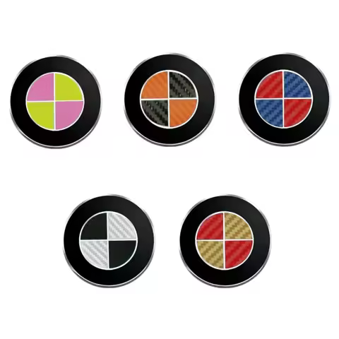 car engine hood stickers,rear trunk steering wheel hub cover center sticker For BMW F10 F30 E60 E90 