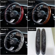 Steering Wheel Cover Steering Wheel Cover/ Steer Cover Premium Wood Motif 5D Cover Wood Motif -