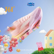 [20KM+] 361 Degrees Furious Future 2.0 x Peppa Pig/Duckyo รองเท้าแข่งวิ่งมาราธอนแผ่นรองคาร์บอนมืออาช