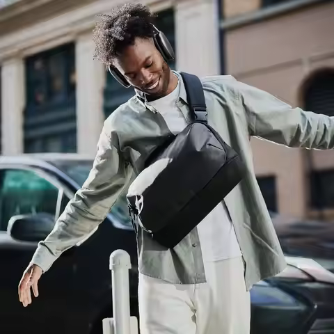 Nylon Travel Shoulder Bag Tech Sling 3 Waterproof American Personality Portable Briefcase Crossbody 