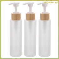3 Pcs Body Lotion Foundation Bottle for Travel 16.50X4.00X4.00CM Transparent Plastic  bofsshuo