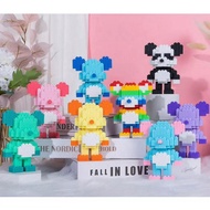 100% Local ReadyStocks connection BearBrick blocks Violent Bear Micro-Particle Assembled Building Compatible With Lego Educational Series Ornaments