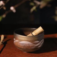 日本回流茶具和風茶器日式手工九谷燒抹茶碗茶室裝飾茶道用具