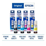 Epson 003 Genuine Refill Ink Cartridge 4-Color Pack for L1110/L3110/L3150/L5190/L3210/L3216/L3250/L3