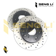 PERODUA MYVI LAGI BEST/AXIA/BEZZA FRONT DISC ROTOR (NORMAL/HOLE/HOLE+LINE)-SHOJI