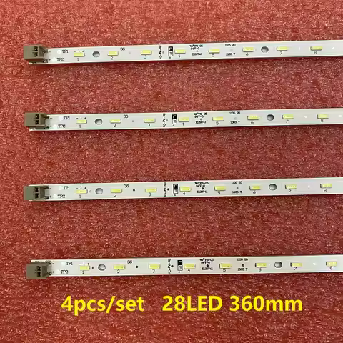 4pcs/set 28LED 360mm LED backlight For E129741 32PFL6606H/60 32HFL5573D GT0326-1 GT0326-2 GT0326-4 S