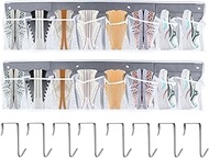 TOWEBOORY 2 Pcs RV Shoe Storage for Bedside,16 Extra Large Pocket Wall Mounted Entryway Shoes Rack,B