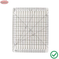 XUESHAN Quilt Cutting Template, 5 in 1 6inch Quilt Cut Ruler Template, Universal Squared Transparent