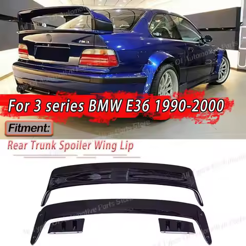 Rear Trunk Spoiler Wing Lip for 3 Series BMW E36 1990-2000 GT Sedan Refit Tail Fin Car Exterior Acce