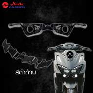 สปอร์ตไลท์ คางใต้ไฟ Click 160 ลายเคฟล่า + สีดำด้าน Winglet Click160 ใส่ได้ทั้ง ABS และ No ABS