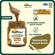 AyoMayo Genmaicha Almond Butter Halal & Low Sugar & Vegan (180g)