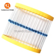 100pcs 1/8W 1% Metal Film Resistor 0.125W 1R-4.7M 10R 22R 47R 100R 220R 470R 680R 1K 3.3K 4.7K 10K 2