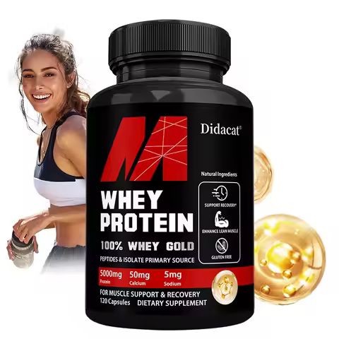Didacat Whey Protein Concentrate, with 5000mg Protein, Gluten Free & Non-GMO, Boost Immunity and Sup
