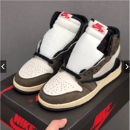 Spot GoodsSpot GoodsReady Stock Hot Sale Nike Air Jordan 1 Hi OG Travis Scott AJ1 Barb Basketball Sh