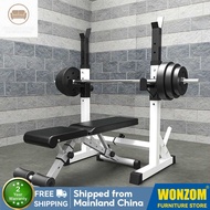 Wonzom New Arrival  Adjustable Barbell Bench, Squat Bench, Bench Press Machine, Home Fitness Equipme