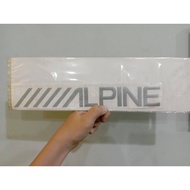 Alpine 12inchi Body Sticker Alpine Cermin Sticker Alpine Kereta Sticker Alpine Car Sticker