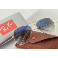 NewRBanClassic Pilot Blue Degenerate Female Men Promotional Sunglasses