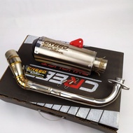 100% ORI Knalpot racing Creed Exhaust + db killer for Vario 125 150 160, Beat fi scoopy, Nmax Aerox1