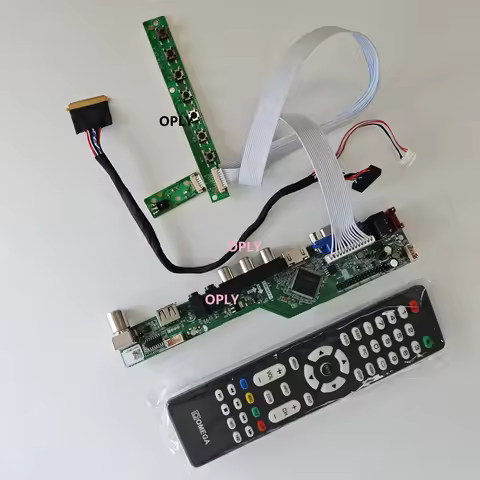 TV Controller board for B156XW02 V2 B156XW02 V6 B156XW02 1366x768 15.6" HDMI-compatible RF USB AV VG