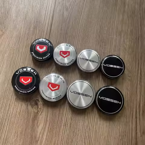 4PCS/lot 60MM 68MM VOSSEN Car Wheel Center Hub Caps Wheel Center Cap Decoration Auto Styling Rim Hub