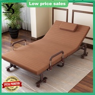 Folding Single Bed Foldable Bed with Mattress Foldable Bed Office Nap Folding Bed xiaoyun11.sg