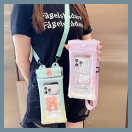 Cute Rabbit Waterproof Case Phone Case Ocean Pack Waterproof Bag With Neck Strap