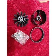 PLANE JET QX-MOTOR 64mm Accessories 12 Ducted Fan EDF with Ducted Barrel For RC PLANE JET