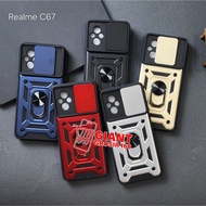 Realme C67 Case Robot slide Protect Camera Case Realme C67