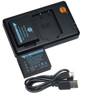DSTE NP-W126, NP-W126S Battery (2-Pack) with Micro USB Dual Charger for Fuji X-T100, X-T200, X100F, 