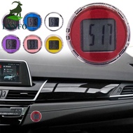 LANFO Car Clock, Mini ABS Motorcycle Electronic Watch, Electronic Clock Waterproof Simple Electronic