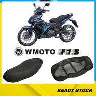 MAA WMOTO F15 Waterproof 3D Seat Cover Net Motorcycle Jaring Sarung Kusyen ( Bubble Wrap Packing )