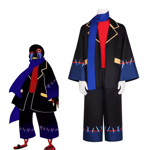 Anime Undertale Error Sans Cosplay Costume Adult Men's Game Set Scarf Halloween Party Uniform Clothi