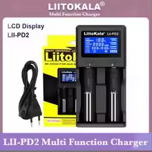 LiitoKala Lii-PD2 Lii-PD4 Lii-S6 Lii500 battery Charger for 18650 26650 21700 18350 AA AAA 3.7V/3.2V