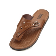 2026 New Eager Summer Flip Flops Slipper for Men Summer Beach Casual Soft Durable Walking Sandals Ca
