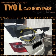 GT WING ROCKET BUNNY FIBRE MATTERIAL MATTE BLACK FOR BEZZA