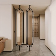 Living Room Entrance Hallway Partition Screens Bathroom Rotating Rattan Changhong Glass Partition