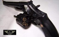 新發售大榔頭超長8吋左輪槍之大榔頭八吋M29手槍空氣槍生存遊戲玩具槍附六發彈殼