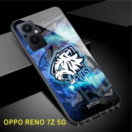OPPO RENO 7 Z - SoftCase Glass Kaca - [ A44 ] - Pelindung Handphone Hp OPPO RENO 7 Z - Casing Hp OPP