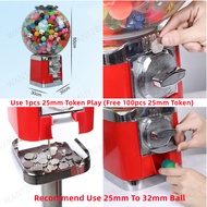 🇲🇾 32/45mm Gashapon Capsule Egg Candy Ball Game Vending Machine Token Use Bouncy Bouncing Funny Colo