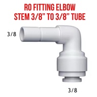 SIKU HOJI Fitting Connector Elbow Elbow Water Membrane RO Hose Stem 3/8 inch to 3/8inch Quick Connec